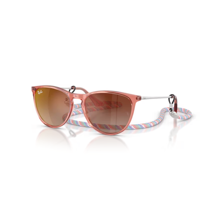 TransparentRed7225S0 Ray-Ban RJ9060S Junior Erika sunglasses