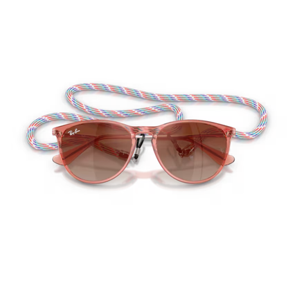 TransparentRed7225S0 Ray-Ban RJ9060S Junior Erika sunglasses