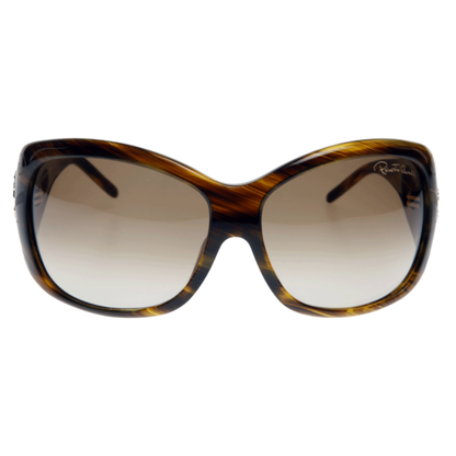 Roberto Cavalli RC466S women's acetate cat-eye sunglasses with a premium full-rim designer frame.