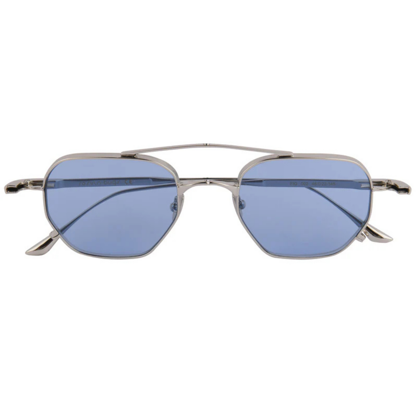 Rosvin Bugs Fig unisex metal navigator sunglasses with premium full-rim construction and luxury styling.
