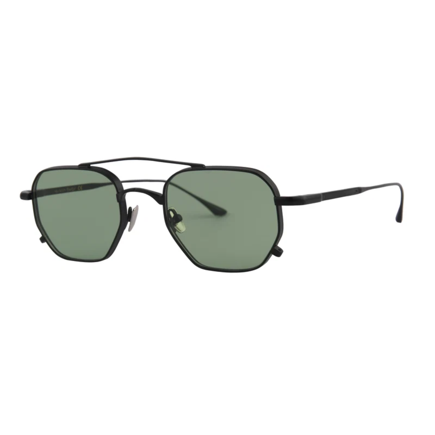 Rosvin Bugs Fig unisex metal navigator sunglasses with premium full-rim construction and luxury styling.