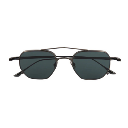 Rosvin Bugs Fig unisex metal navigator sunglasses with premium full-rim construction and luxury styling.