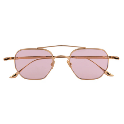Rosvin Bugs Fig unisex metal navigator sunglasses with premium full-rim construction and luxury styling.