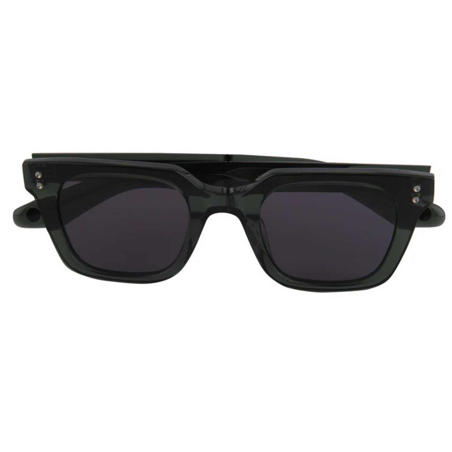 Rosvin Bugs Hausmann unisex acetate square sunglasses featuring premium craftsmanship and UV-protective lenses.