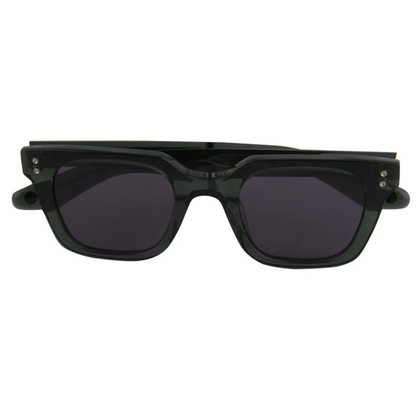 Rosvin Bugs Hausmann unisex acetate square sunglasses featuring premium craftsmanship and UV-protective lenses.