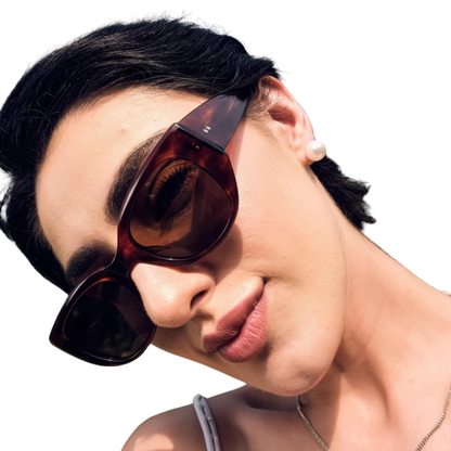 Rosvin Bugs Natalie women's cat eye acetate sunglasses featuring premium craftsmanship and elegant designer styling.