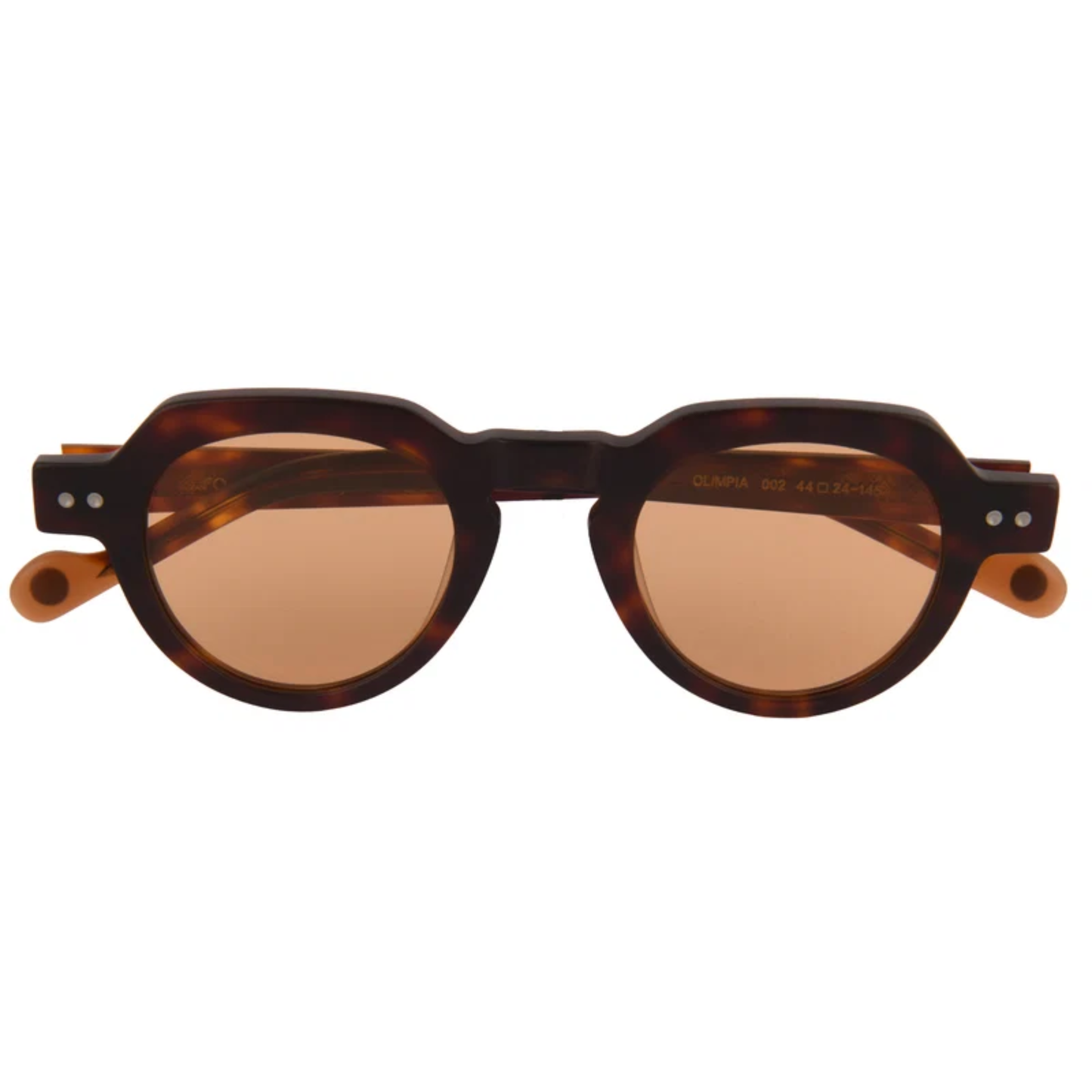 Rosvin Bugs Olimpia unisex round acetate sunglasses featuring premium craftsmanship and stylish full-rim design.