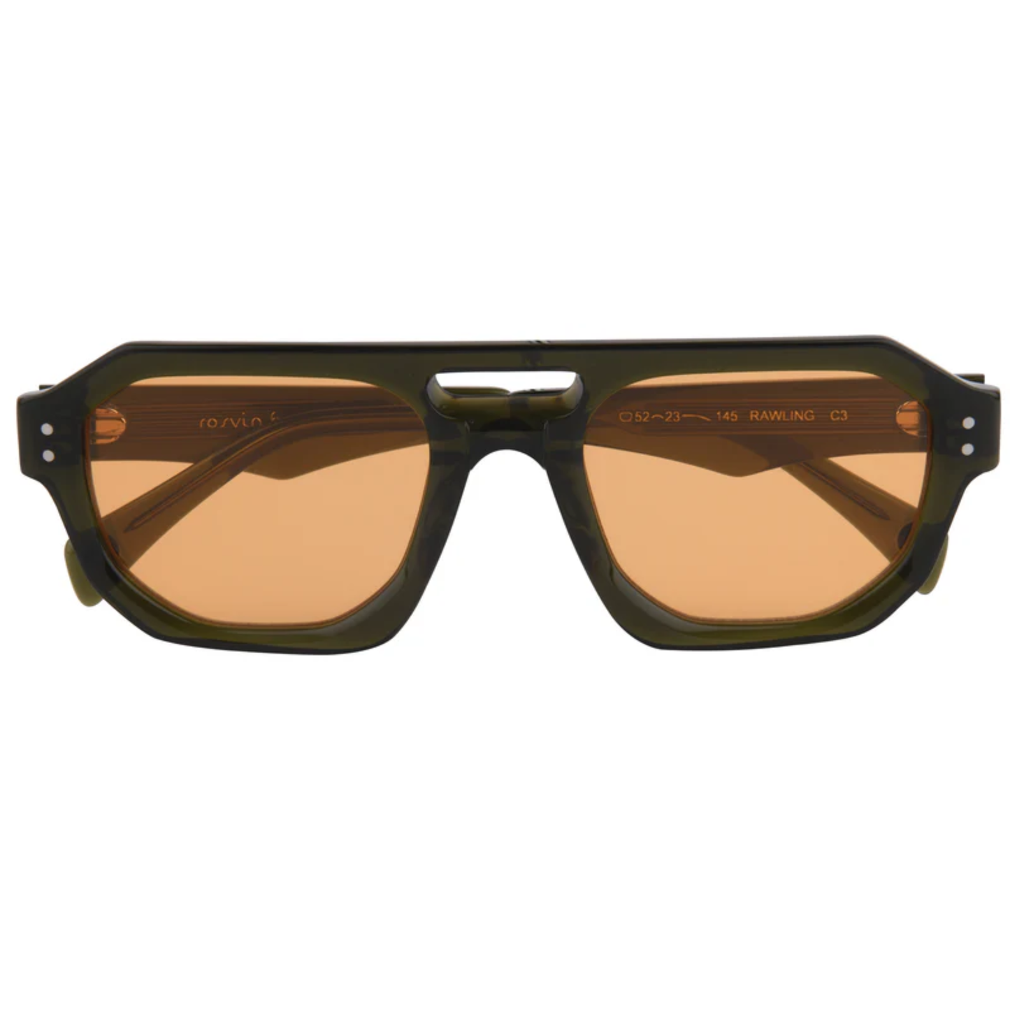 Rosvin Bugs Rawling men's square acetate sunglasses featuring premium craftsmanship, full-rim construction and UV protection.