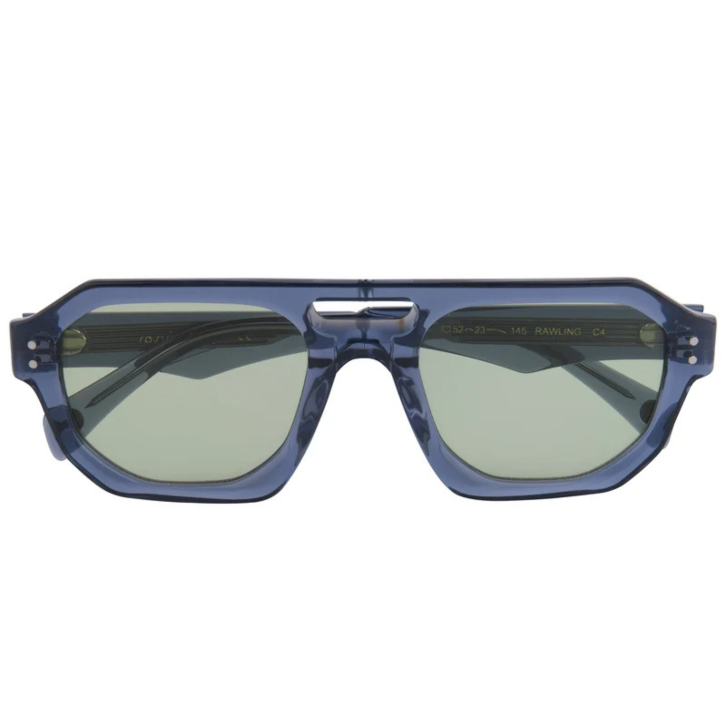 Rosvin Bugs Rawling men's square acetate sunglasses featuring premium craftsmanship, full-rim construction and UV protection.
