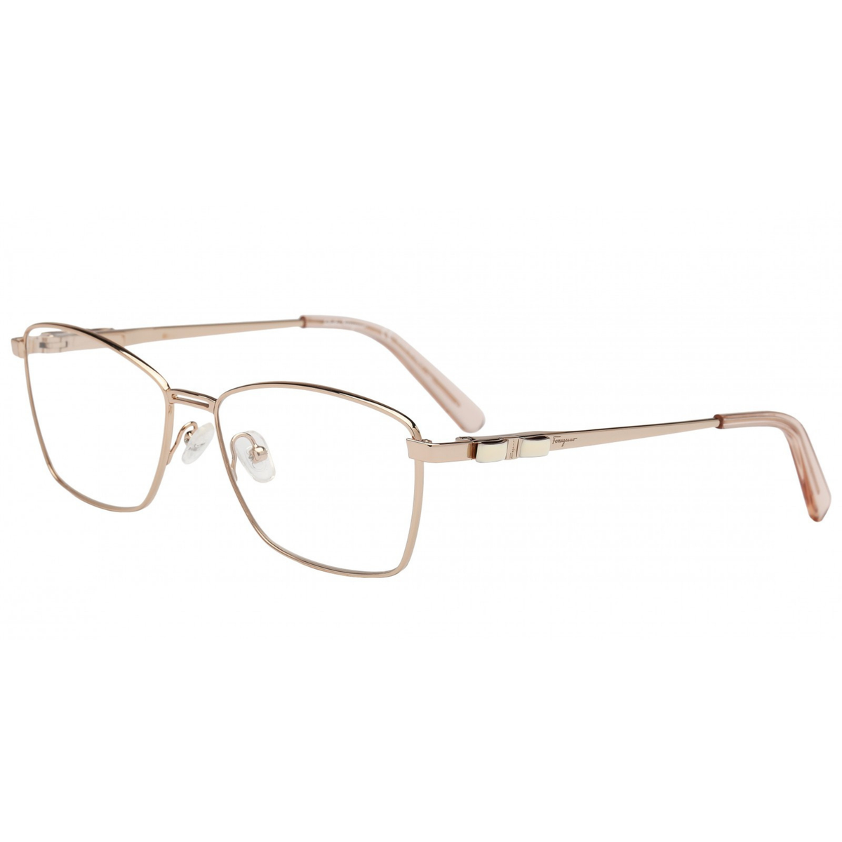 Salvatore Ferragamo SF2198 womens metal rectangle full-rim optical frame front view