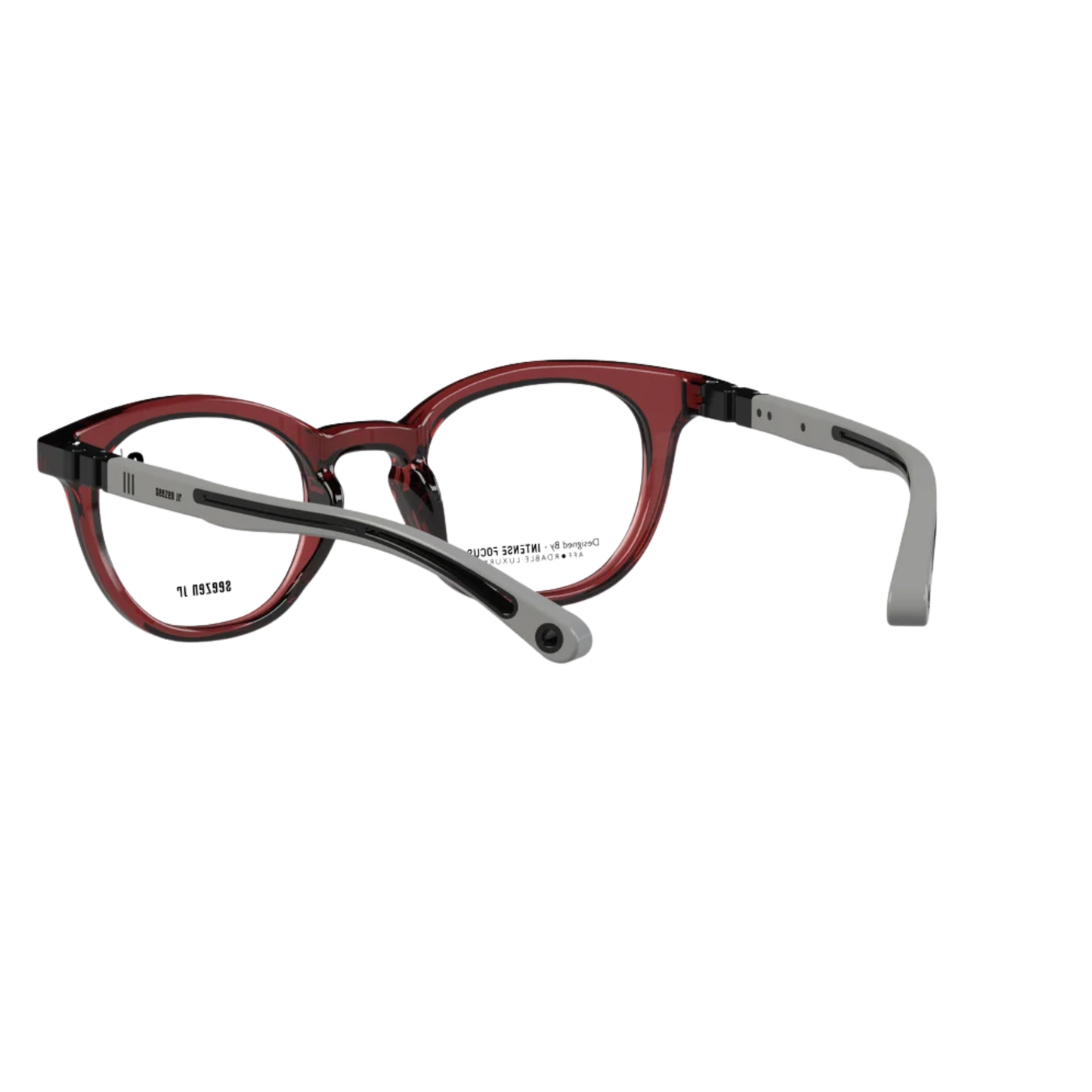 Seezen Jr Glam Junior-02 kids acetate round optical frame hinge detail