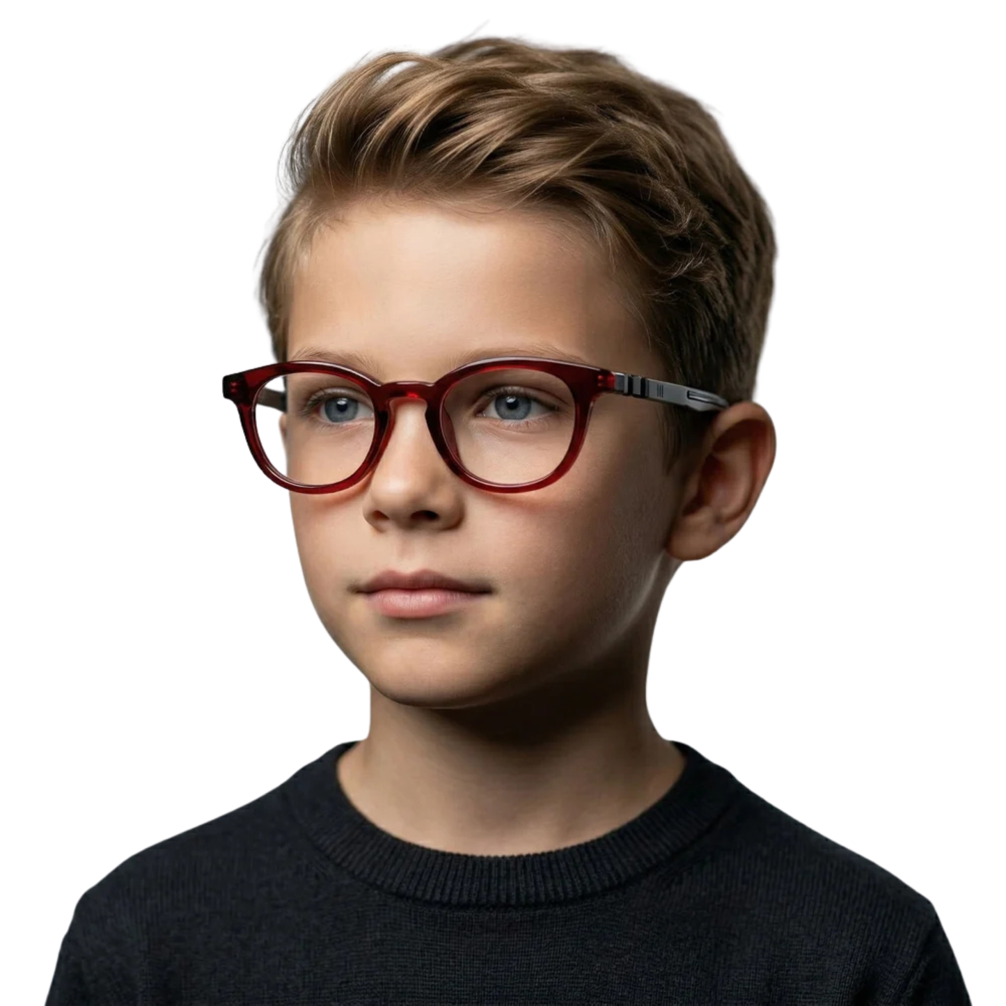 Seezen Jr Glam Junior-02 kids acetate round optical frame model image