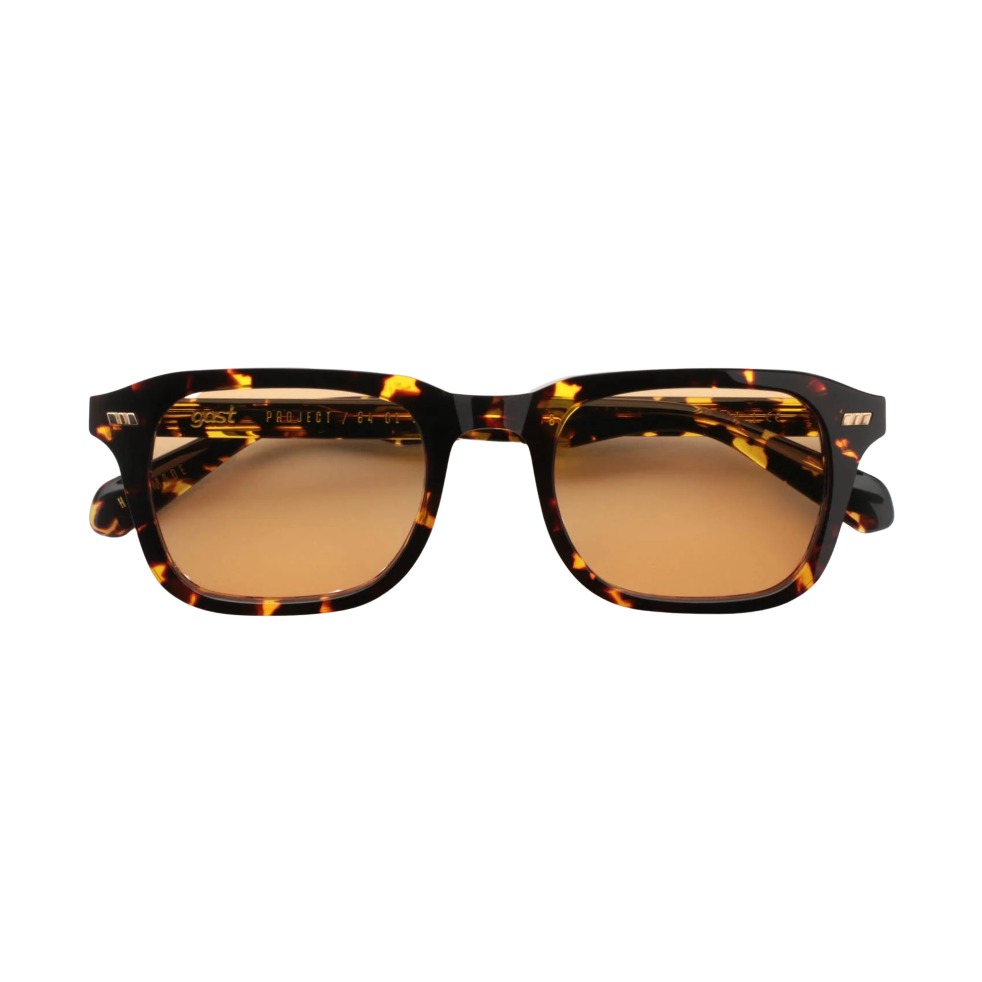 BrownHavanaFlame Segno square sunglasses for unisex wear