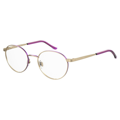 Seventh Street 7A 554 unisex round metal optical frame with a sleek full-rim design.