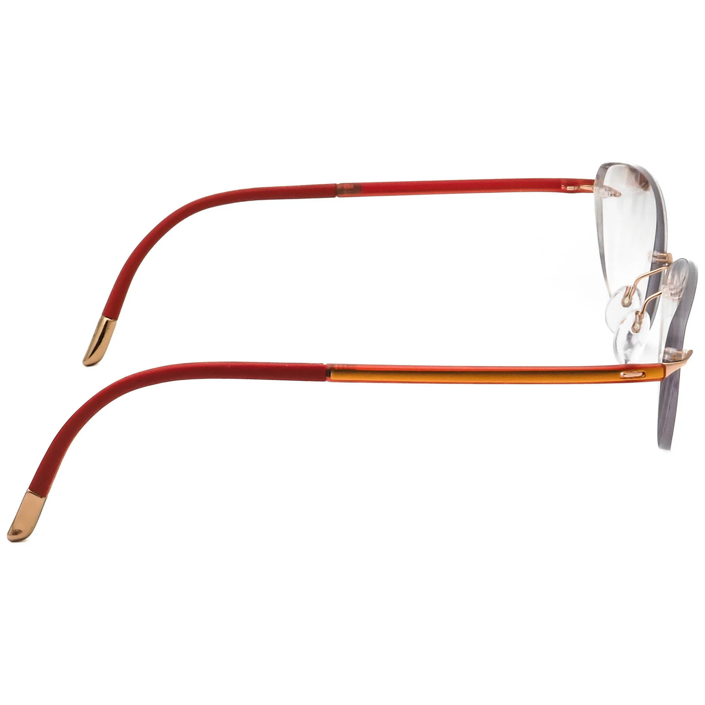 Silhouette SIL5479 women's cat-eye rimless optical frame crafted from lightweight Hightech Titanium.