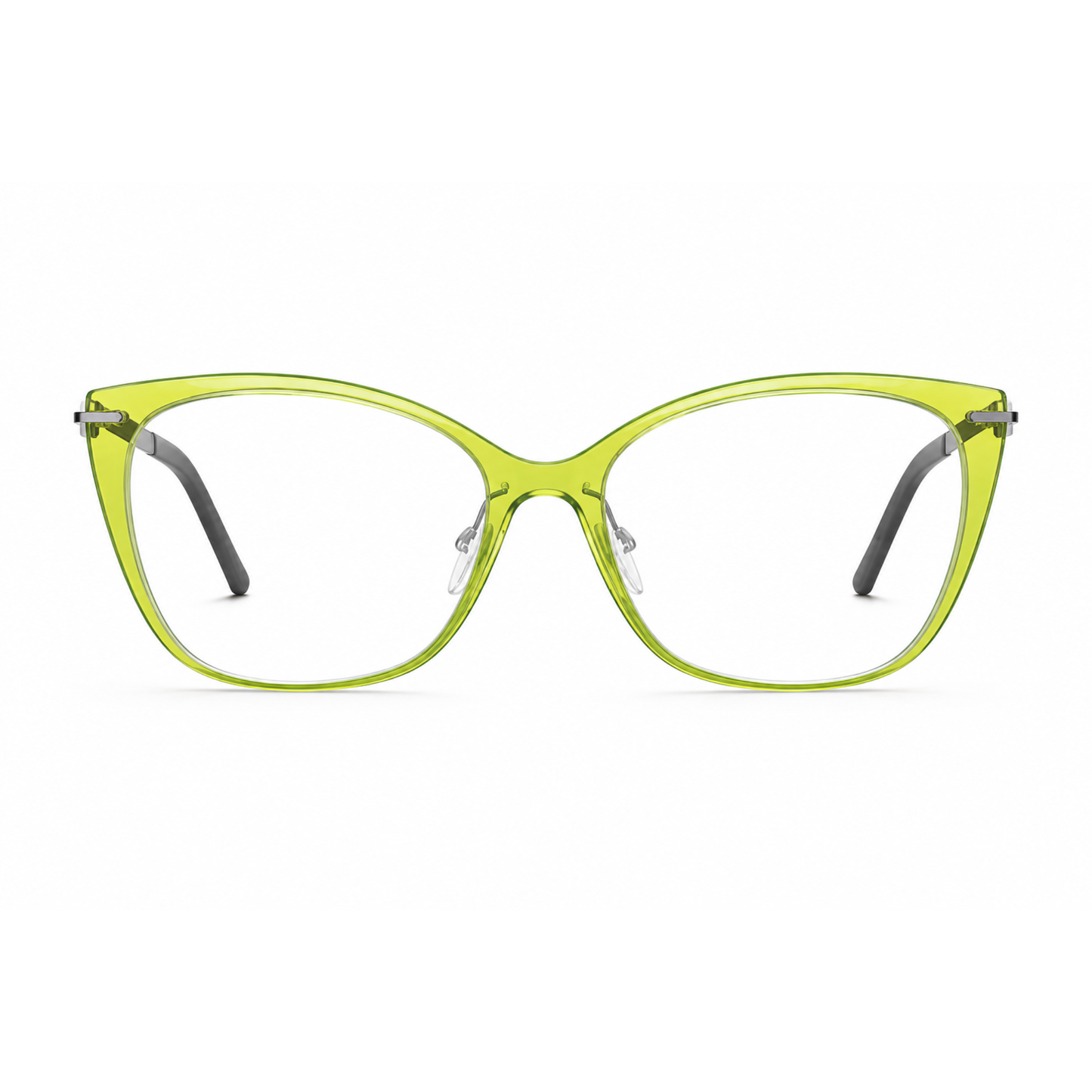 Silhouette SPX1610 women's cat-eye titanium optical frame featuring a lightweight luxury design.