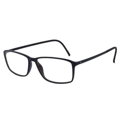 Silhouette SPX2934 unisex rectangle titanium optical frame with lightweight luxury design and premium craftsmanship.