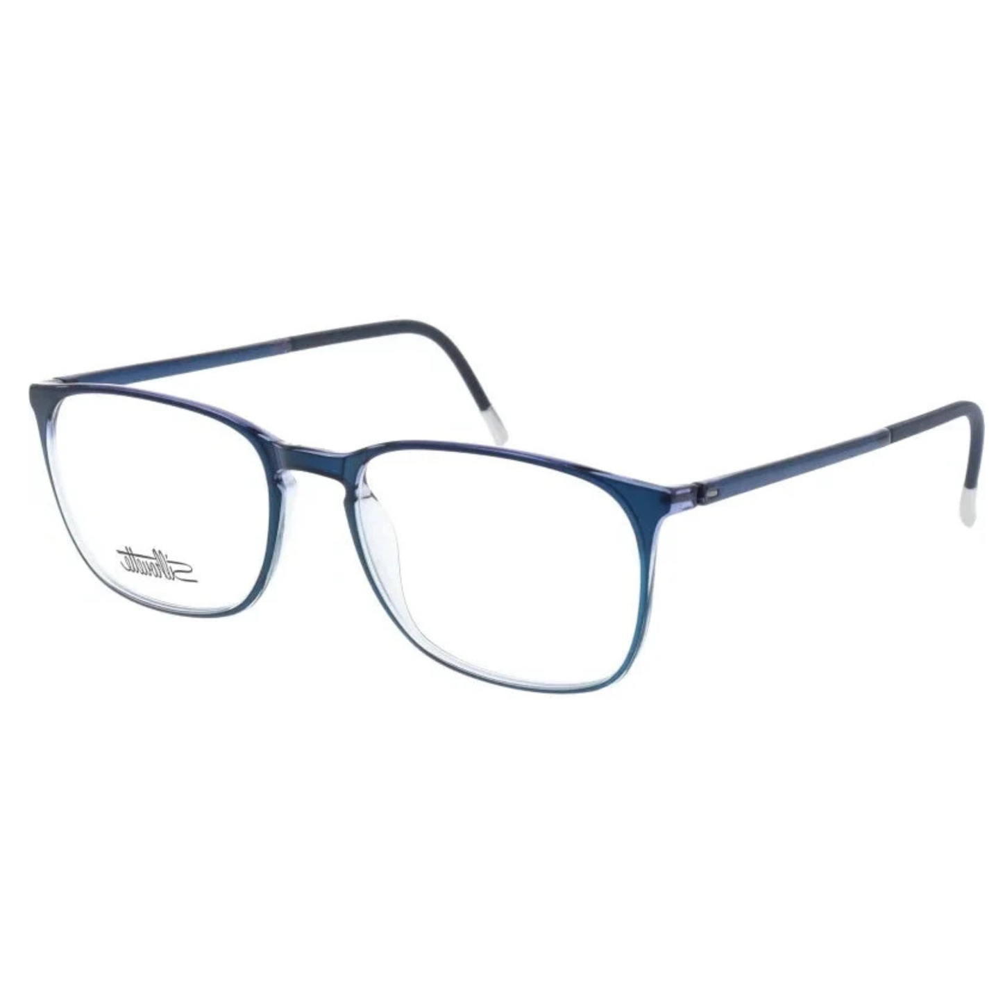 Silhouette SPX2943 unisex rectangle optical frame with a lightweight minimalist design and contemporary styling.