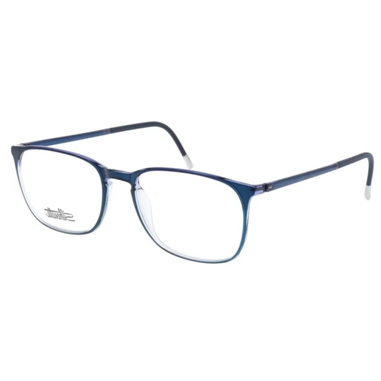 Silhouette SPX2943 unisex rectangle optical frame with a lightweight minimalist design and contemporary styling.