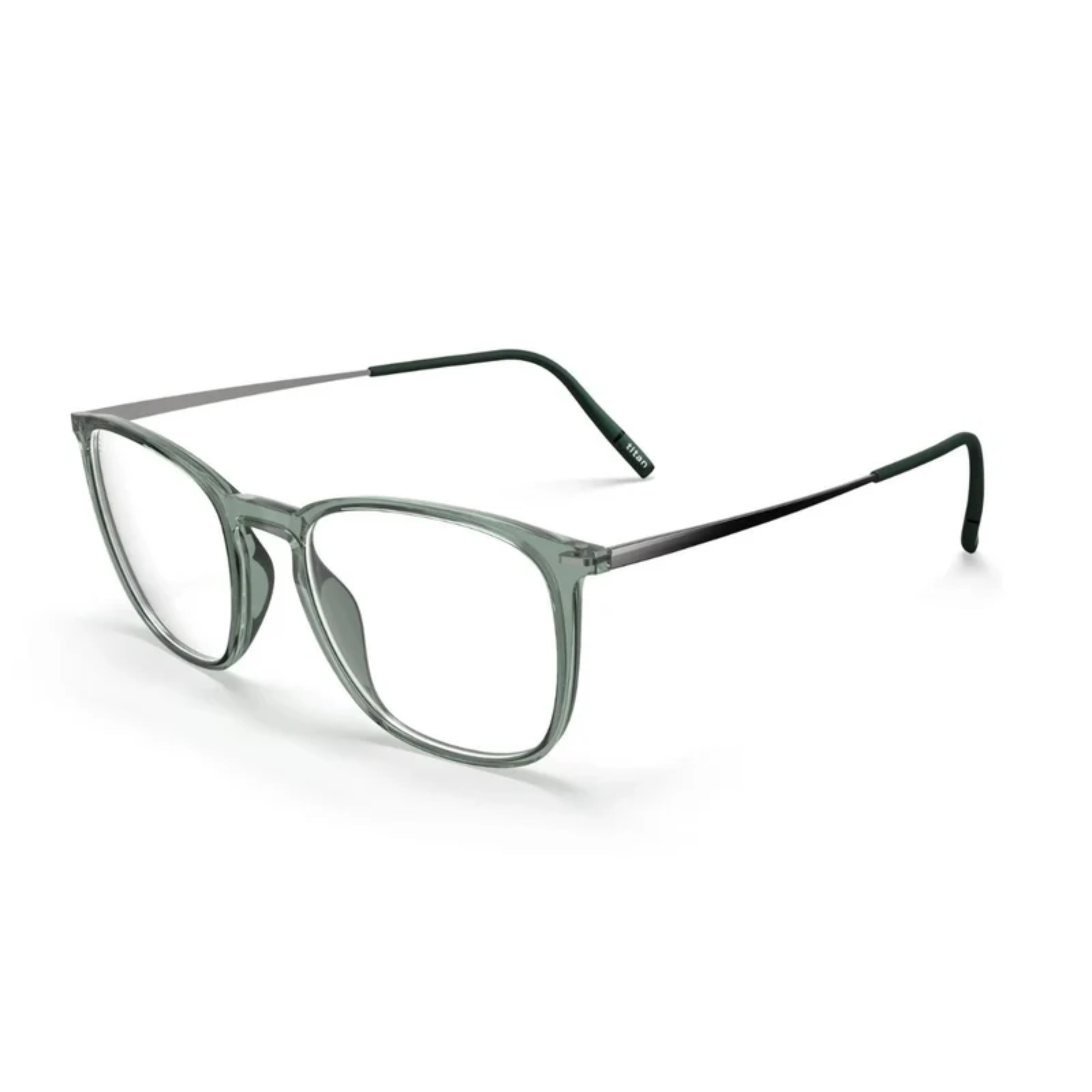 Silhouette SPX2962 unisex square optical frame crafted from lightweight hightech titanium with premium luxury styling.