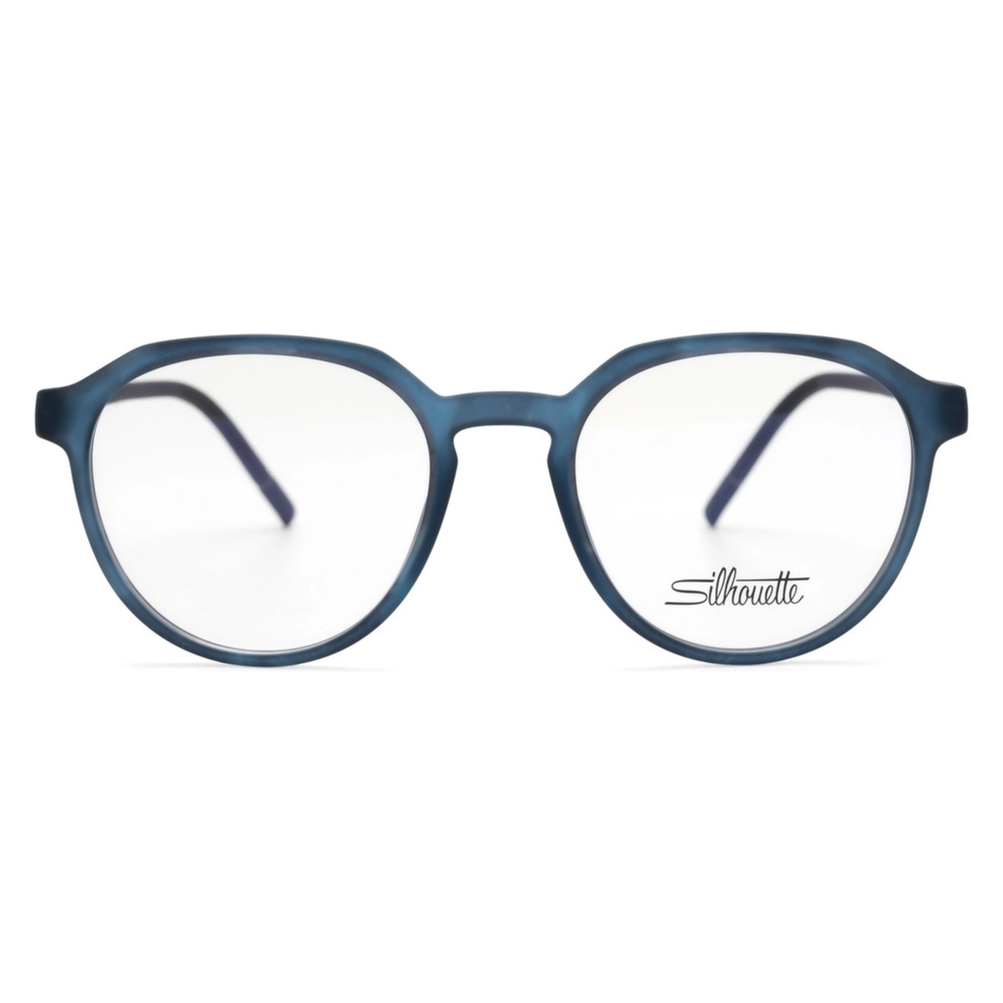 Silhouette SPX2981 unisex round titanium optical frame with lightweight luxury design and premium craftsmanship.