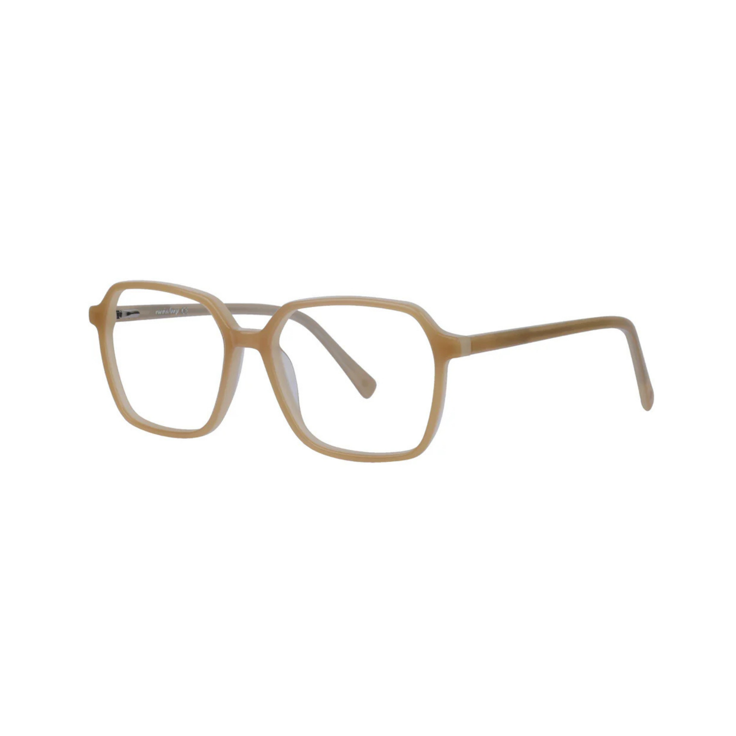 Sophia Butterscotch/C2 designer cat-eye optical frame with lightweight full-rim construction for elegant everyday prescription eyewear.