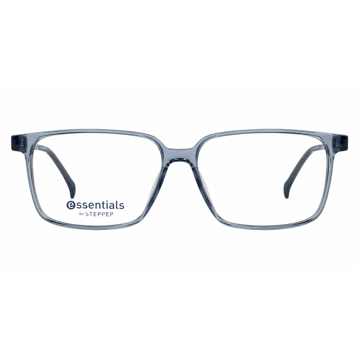 Stepper ES10008 unisex rectangle optical frame crafted from lightweight acetate with a refined full-rim design.