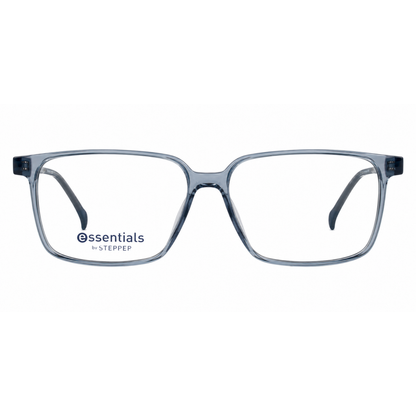 Stepper ES10008 unisex rectangle optical frame crafted from lightweight acetate with a refined full-rim design.