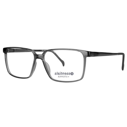 Stepper ES10008 unisex rectangle optical frame crafted from lightweight acetate with a refined full-rim design.