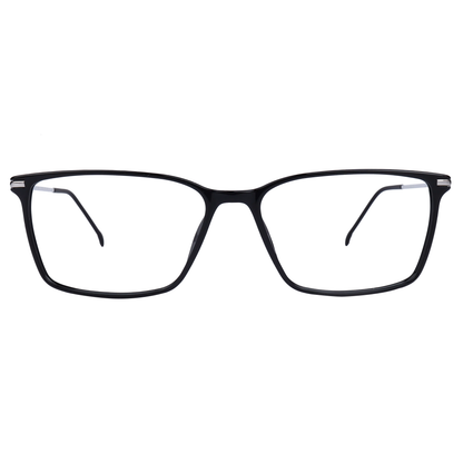 Stepper SI20051 unisex rectangle titanium optical frame featuring a lightweight design and refined contemporary styling.