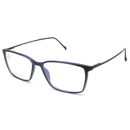 Stepper SI20051 unisex rectangle titanium optical frame featuring a lightweight design and refined contemporary styling.