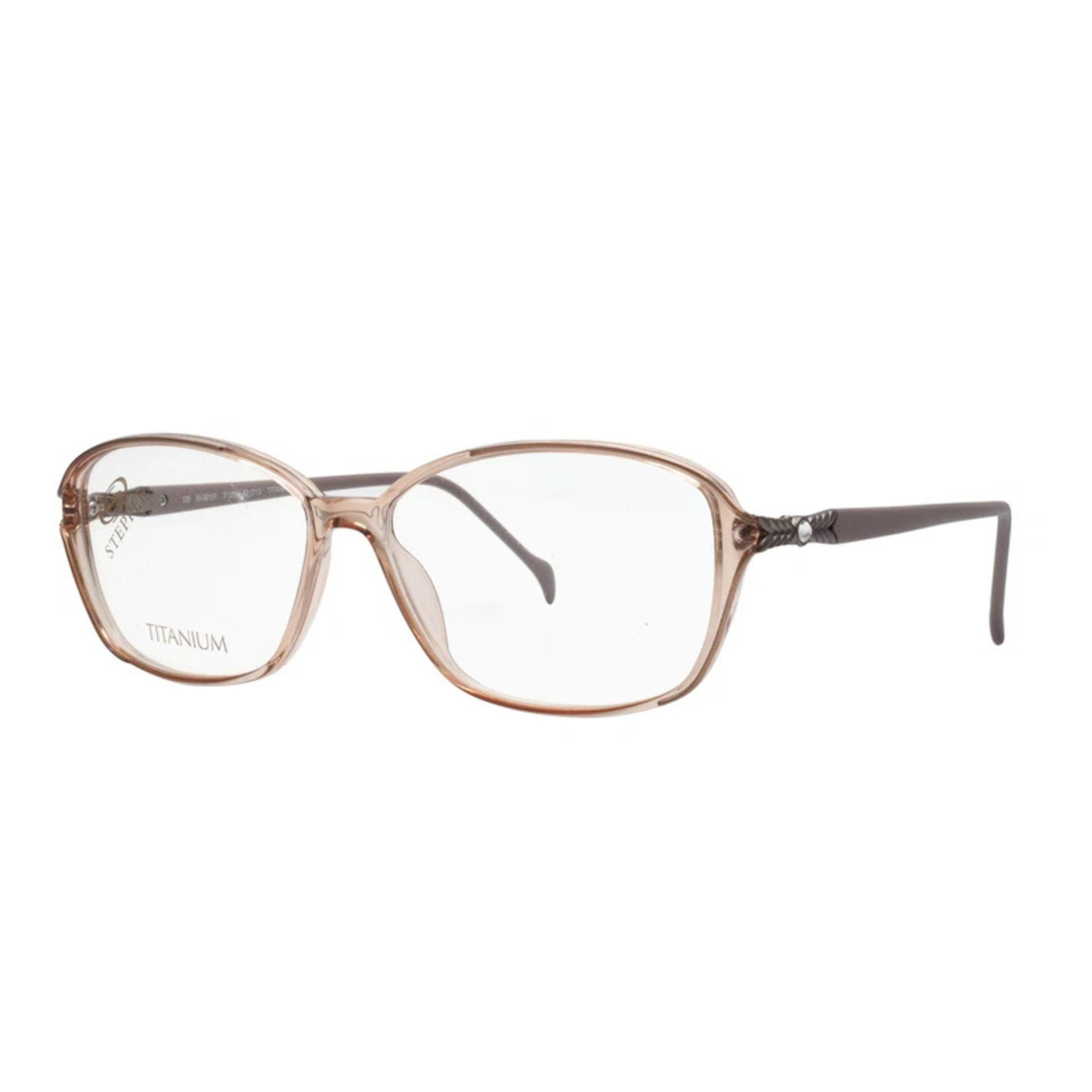 Stepper SI30151 women's cat-eye optical frame crafted from lightweight titanium with elegant designer styling.