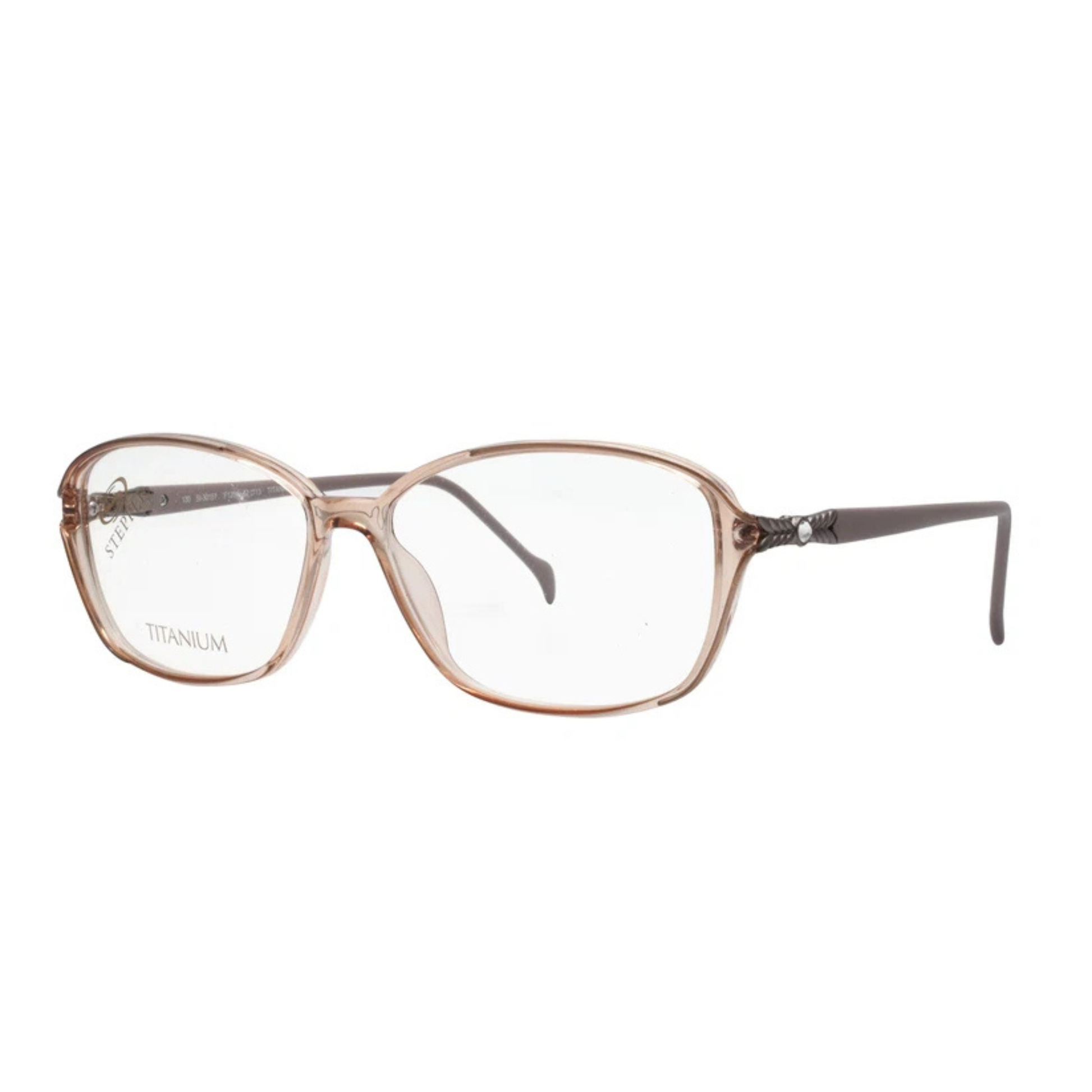 Stepper SI30151 women's cat-eye optical frame crafted from lightweight titanium with elegant designer styling.