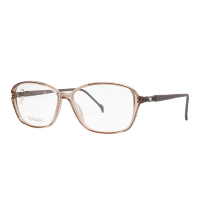 Stepper SI30151 women's cat-eye optical frame crafted from lightweight titanium with elegant designer styling.