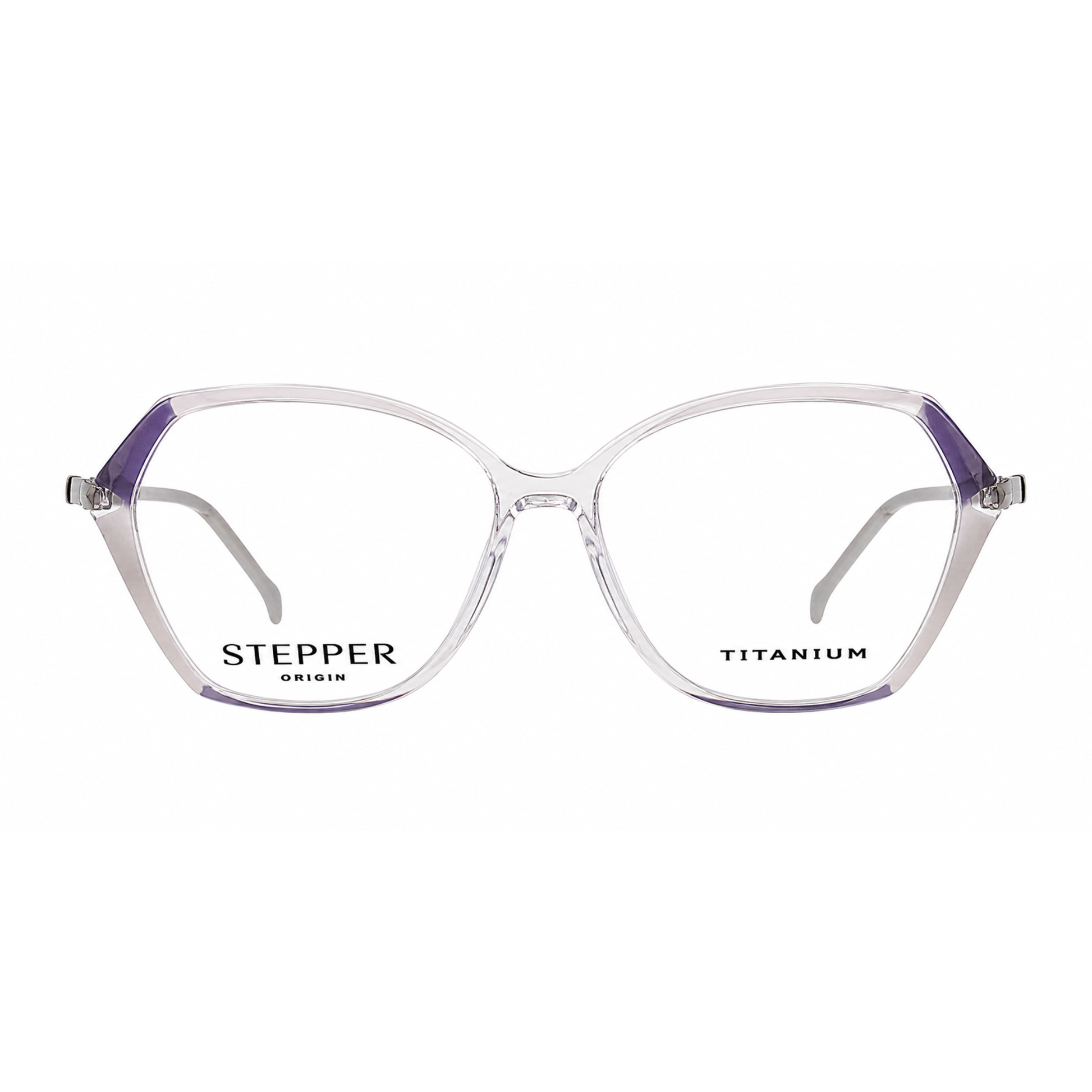 Stepper SI30228 women's butterfly titanium optical frame with lightweight full-rim design and elegant styling.