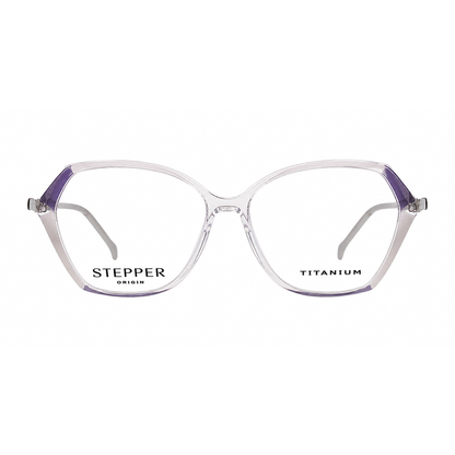 Stepper SI30228 women's butterfly titanium optical frame with lightweight full-rim design and elegant styling.