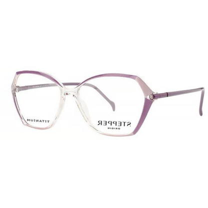 Stepper SI30228 women's butterfly titanium optical frame with lightweight full-rim design and elegant styling.
