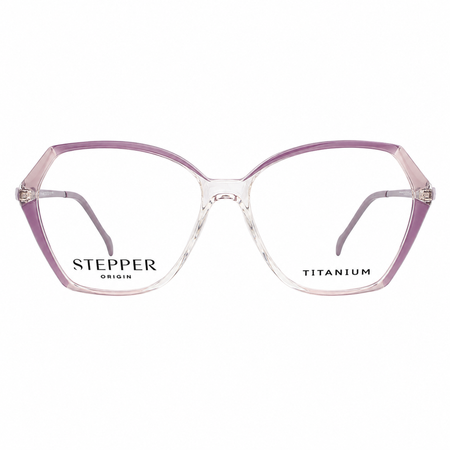 Stepper SI30228 women's butterfly titanium optical frame with lightweight full-rim design and elegant styling.