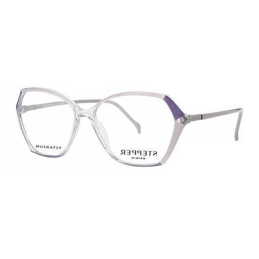 Stepper SI30228 women's butterfly titanium optical frame with lightweight full-rim design and elegant styling.