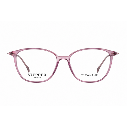 Stepper SI30234 women's cat-eye full-rim optical frame crafted from lightweight titanium.