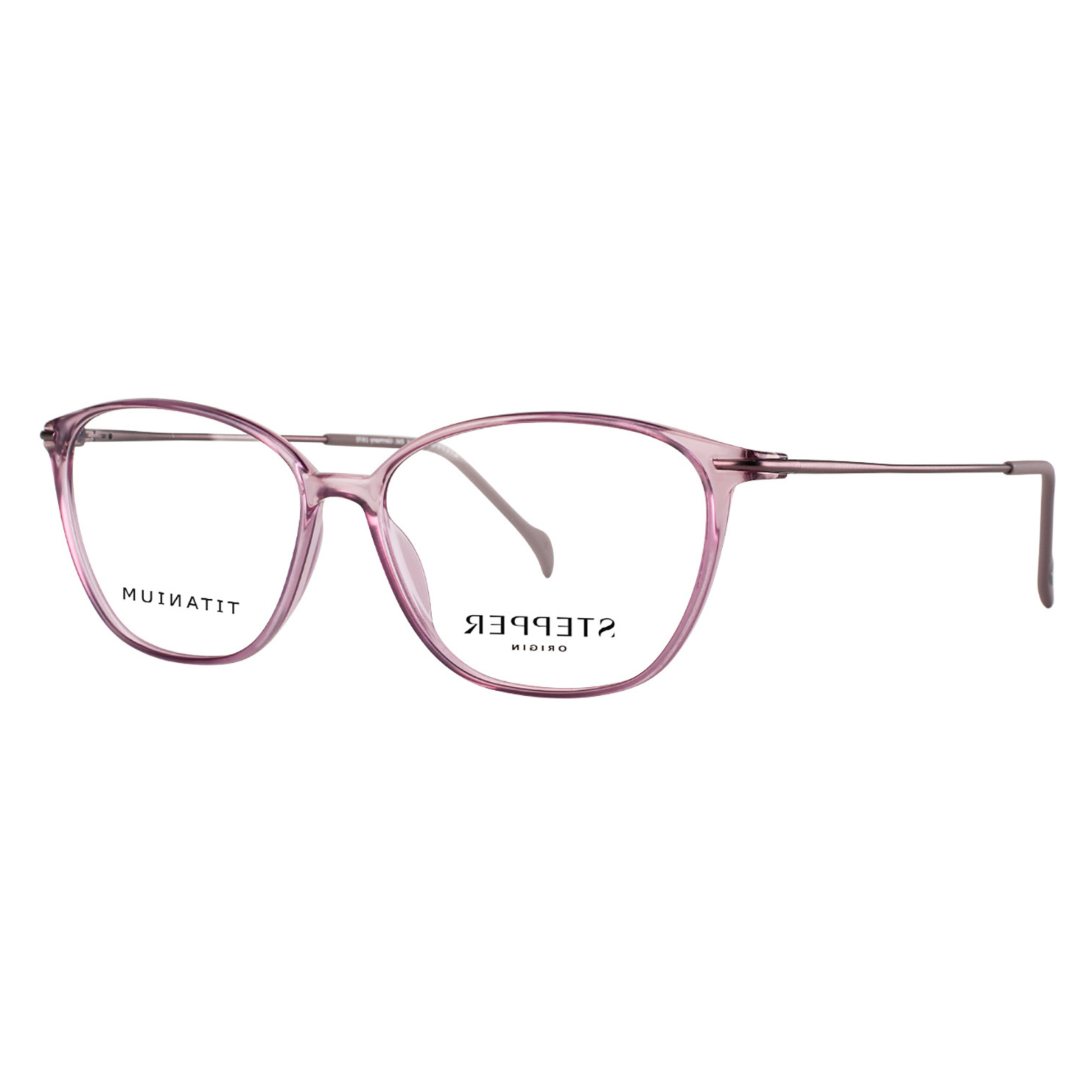 Stepper SI30234 women's cat-eye full-rim optical frame crafted from lightweight titanium.