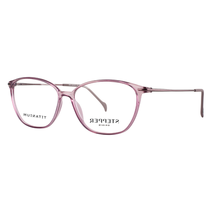Stepper SI30234 women's cat-eye full-rim optical frame crafted from lightweight titanium.