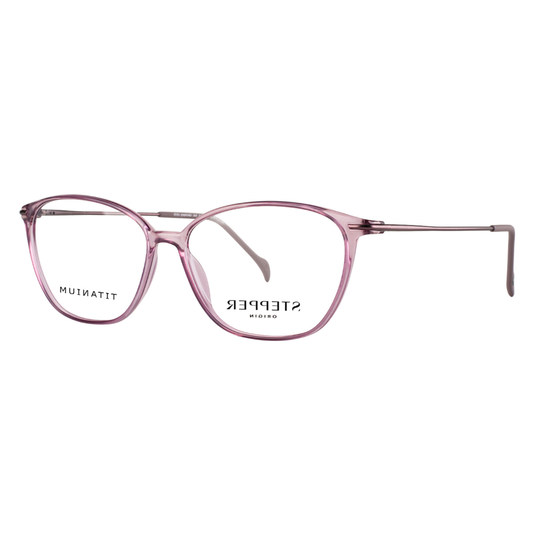 Stepper SI30234 women's cat-eye full-rim optical frame crafted from lightweight titanium.