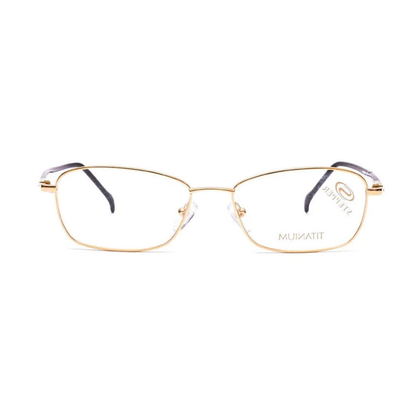 Stepper SI60068 unisex rectangle optical frame featuring lightweight titanium construction and refined modern styling.