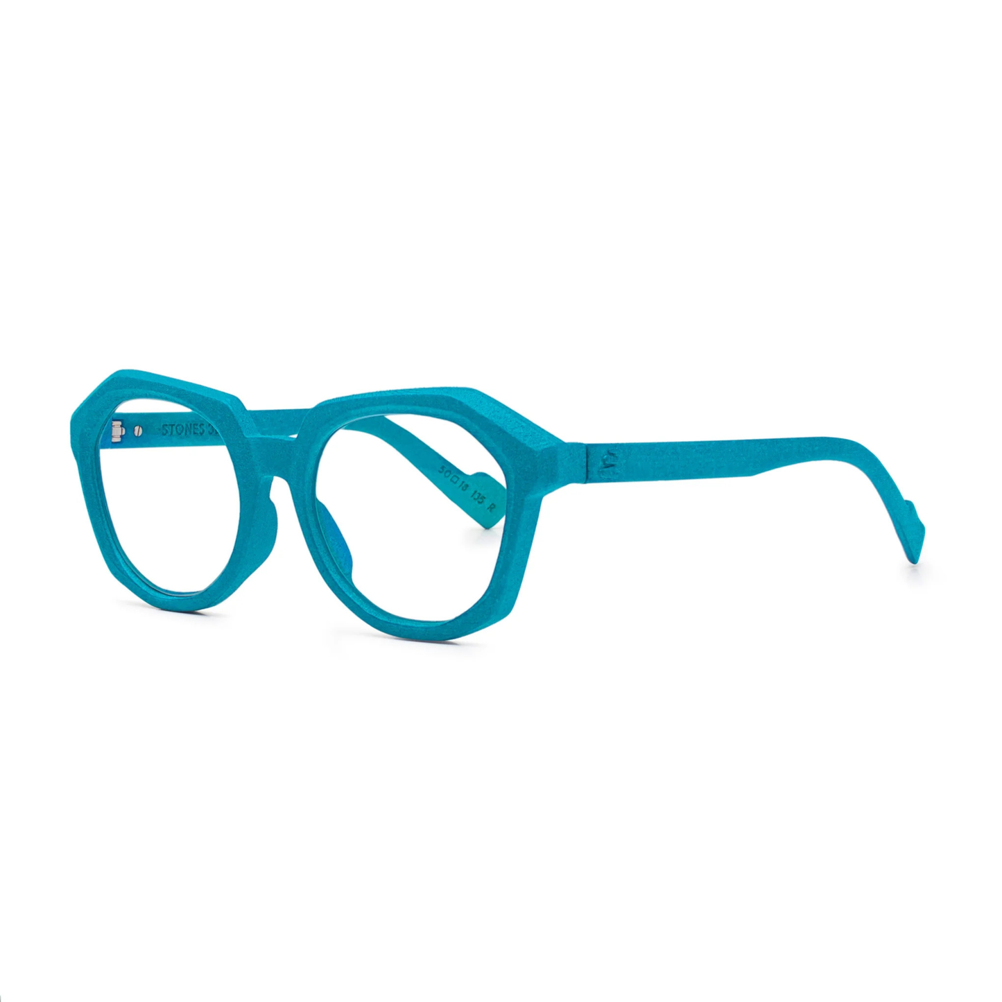 Stone 3D Terresa women's oval optical frame featuring a lightweight full-rim design with elegant contemporary styling. Angle