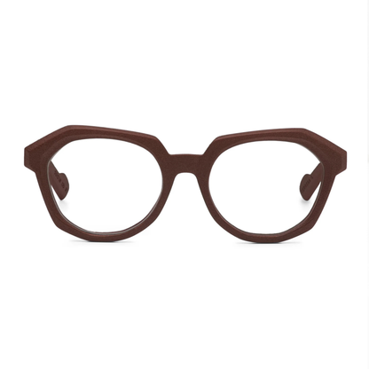 Stone 3D Terresa women's oval optical frame featuring a lightweight full-rim design with elegant contemporary styling. Front