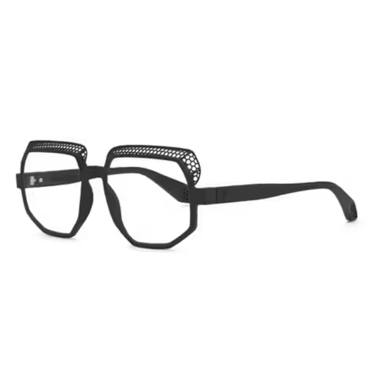 Stone 3D Uptown women's oval optical frame featuring a lightweight full-rim design and contemporary styling. Angle
