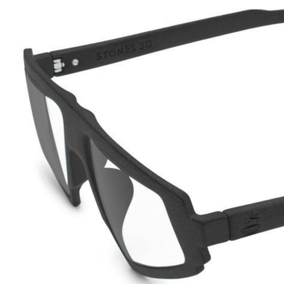Stone 3D Voodoo men's geometric optical frame with bold full-rim design and contemporary styling.