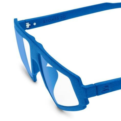 Stone 3D Voodoo unisex geometric optical frame with bold full-rim design and contemporary styling.