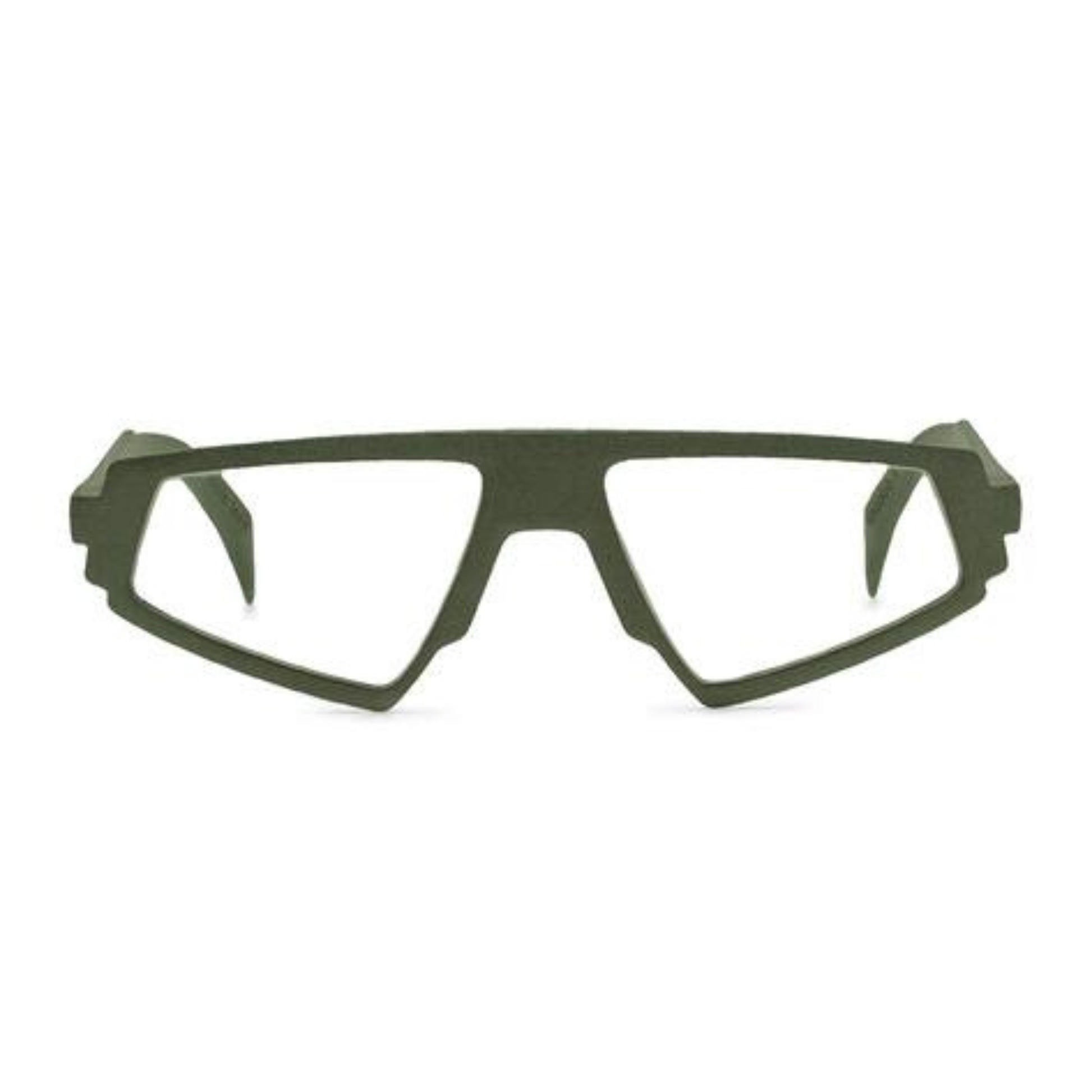 Stone 3D Voodoo unisex geometric optical frame with bold full-rim design and contemporary styling. Front view 